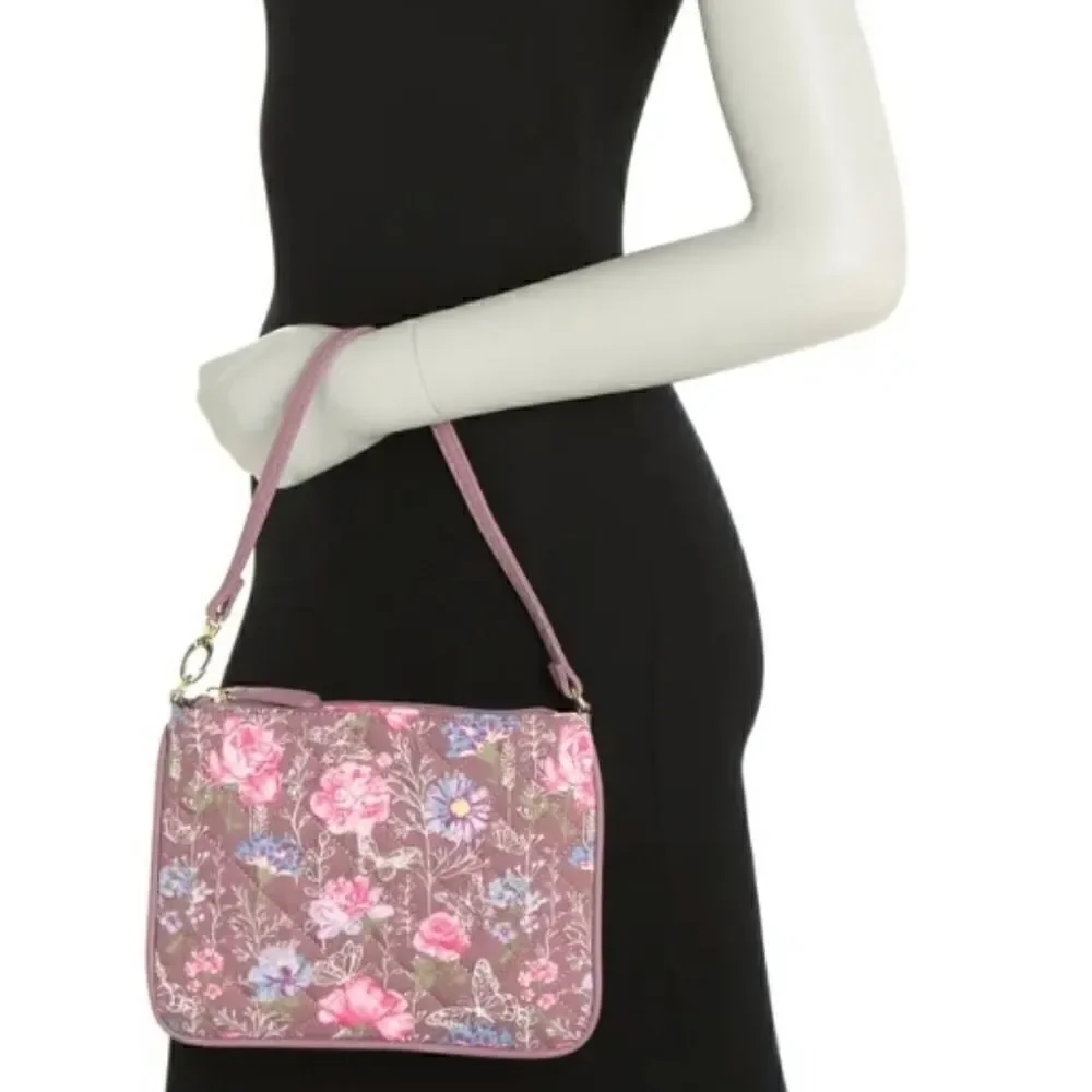 LUV BETSEY BY BETSEY JOHNSON Cotton Quilted Backpack with Purse Bag